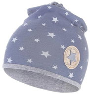 Little Angel Čepice podšitá Outlast® - šedá-hvězdičky/šedý melír vel. 6, 54-57 cm - Children's Hat