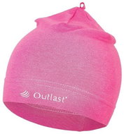 Little Angel Čepice smyk natahovací Outlast ® - růžová vel. 1, 36-38 cm - Čepice pro miminko