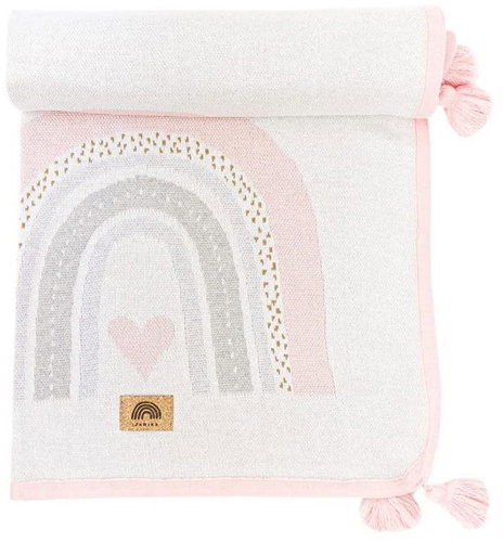 Jamiks blanket Sweet 100x80 pink - Blanket - Main image