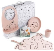 Done by Deer Dinner time gift box pink - Children's Dining Set