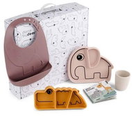 Done by Deer Gift box Stick&Stay pink mix - Children's Dining Set