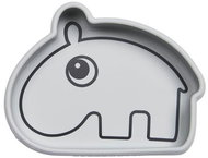 Done by Deer Silicone non-slip bowl Ozzo - grey - Children's Bowl