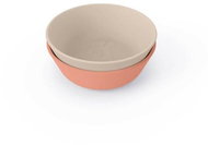 Done by Deer Kiddish Raffi bowl 2pcs - sand/coral - Children's Bowl