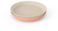 Done by Deer Kiddish Elphee plate 2pcs - sand/coral - Children's Bowl