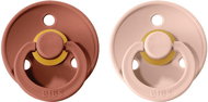 Bibs Colour natural rubber soother 2 pcs Woodchuck / Blush - size 3 (18m. +) - Baby Pacifier