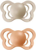 Bibs Couture Natural Rubber Soother 2 pcs Vanilla / Peach - size 2 (6-18m. ) - Baby Pacifier