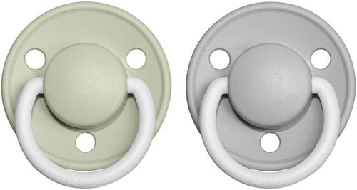 Bibs De Lux dudlík z přírodního kaučuku 2 ks Sage/Cloud Noční - velikost 1 (0-6m.) - Dudlík - Hlavní obrázek