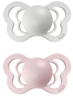 Bibs Couture Natural Rubber Soother 2 pcs Haze/ Blossom - size 2 (6m. +) - Baby Pacifier
