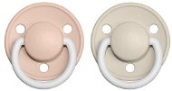 Bibs De Lux silicone soother 2 pcs Blush nighttime/ Vanilla nighttime - one size (0-3 years) - Dummy