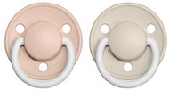 Bibs De Lux silicone soother 2 pcs Blush nighttime/ Vanilla nighttime - one size (0-3 years) - Baby Pacifier