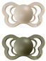 Dudlík Bibs Couture dudlík ze silikonu 2 ks Vanilla/ Olive - velikost 1 (0-6m.) - Dudlík
