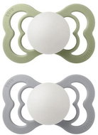 Bibs Supreme Natural Rubber Soother 2pc Night Sage/Cloud Size 1 (0-6m) - Baby Pacifier