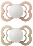 Bibs Supreme Natural Rubber Soother 2pc Night Blush / Vanilla Size 1 (0-6m) - Baby Pacifier