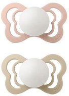 Bibs Couture Silicone Orthodontic Soother 2pc Night Blush / Vanilla Size 1 (0-6m) - Baby Pacifier