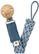 Bibs Paci Braid pacifier clip Petrol/Baby Blue - Dummy Clip