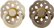 Bibs Boheme natural rubber soother 2pcs Vanilla/Dark Oak - size 2 (6+ m. ) - Baby Pacifier