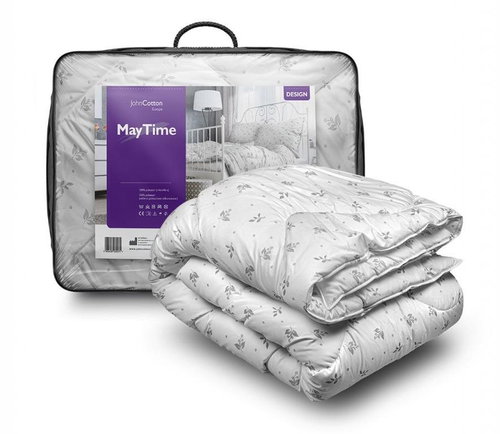 John Cotton Quilt MAY TIME 220x200cm Microfiber Floral Print - Duvet  - Main image