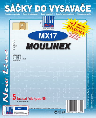 Vacuum Cleaner Bags MX17 - Vacuum Cleaner Bags - Main image