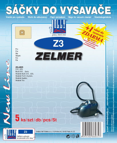 Vacuum Cleaner Bags Z3 - Vacuum Cleaner Bags - Main image