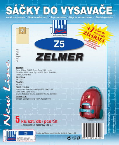 Z5 Vacuum Cleaner Bags - Vacuum Cleaner Bags - Main image