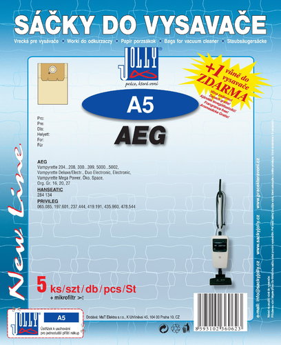 A5 Vacuum Cleaner Bags - Vacuum Cleaner Bags - Main image