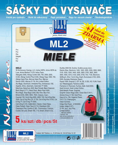 ML2 Vacuum Cleaner Bags - Vacuum Cleaner Bags - Main image