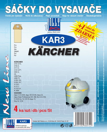 KAR3 Vacuum Cleaner Bags - Vacuum Cleaner Bags - Main image