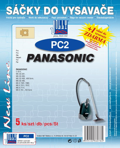 PC2 Vacuum Cleaner Bags - Vacuum Cleaner Bags - Main image