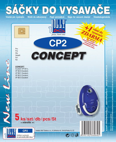 CP2 Vacuum Cleaner Bags - Vacuum Cleaner Bags - Main image