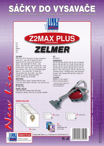 Z2MAX PLUS Vacuum Cleaner Bags - Vacuum Cleaner Bags - Main image