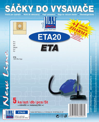 ETA20 Vacuum Cleaner Bags - Vacuum Cleaner Bags - Main image
