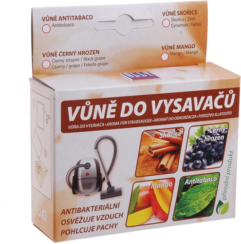 Vacuum Cleaner Freshener - Mango (5 Pcs) - Fresh Scent of Exotic Mango - Vacuum Cleaner Freshener - Main image