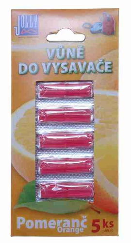 Vůně do vysavače - pomeranč (5 ks v blistru) - Vůně do vysavače - Hlavní obrázek