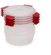 JOSEPH JOSEPH Food containers Nest Lock 1000012, round, 1 l, 4 pcs - Food Container Set