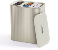 Joseph Joseph Tota Trio Luxe, bambus, 90 l, ecru - Koš na prádlo