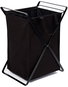 YAMAZAKI Folding laundry basket Tower, 45 l, black - Laundry Basket
