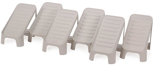 JOSEPH JOSEPH Shoe-in shoe stands, set of 6, ecru - Wardrobe Organiser - Main image
