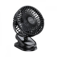 Joyroom Clip Fan stolní ventilátor + dálkový ovladač, černý - Fan