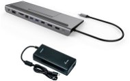 I-TEC USB-C Metal Low Profile 4K Triple Display dokkoló állomás 85 W Power Delivery-vel + I-TEC unive - Dokkoló állomás