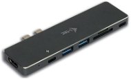 i-tec Thunderbolt 3 Metal Docking Station for Apple MacBook Pro/Air + Power Delivery - Port Replicator