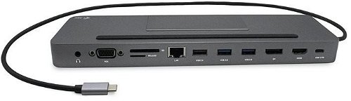 C31FLATDOCKPDPRO, i-tec USB-C Metal Ergonomic 4K 3x Display Docking  Station + Power Delivery 85 W
