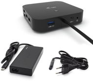 i-tec USB-C-Dockingstation mit zwei Displays und Stromversorgung 65 W + i-tec Universal-Ladegerät 77 W - Dockingstation