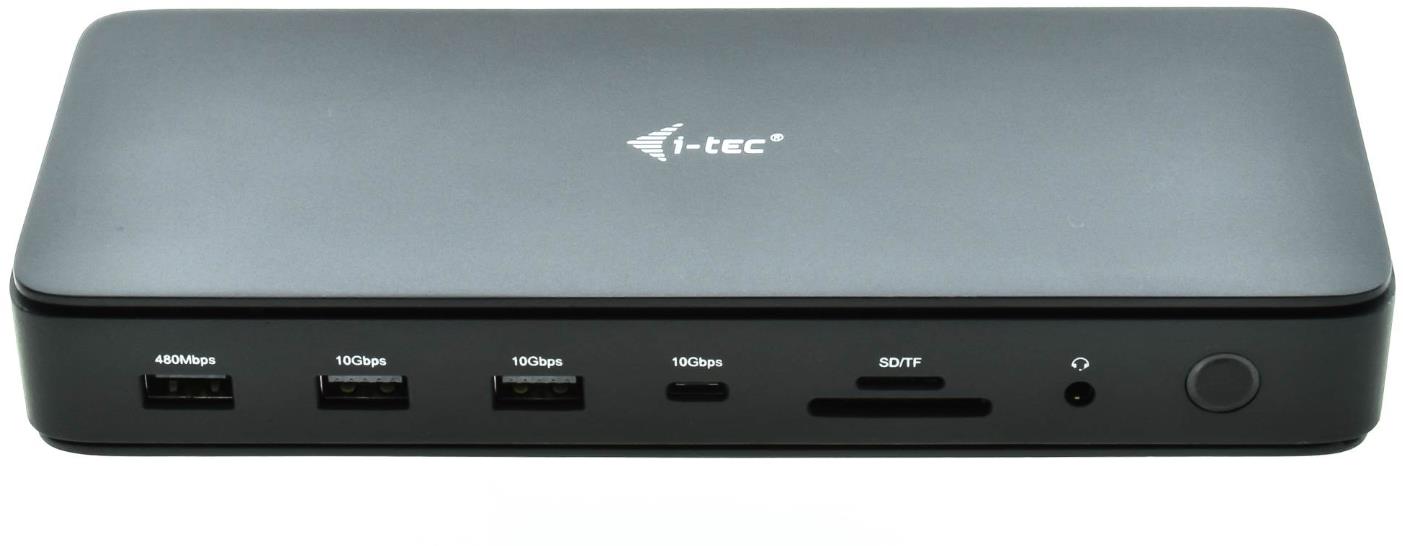 i-tec Thunderbolt4 2x Display Docking Station Gen3, 7x USB, 2.5 GLAN, PowerDelivery 92 W