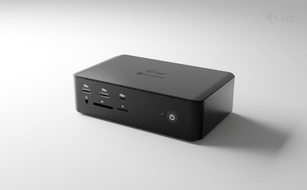 i-tec Thunderbolt5 Quattro Display Docking Station, 5× USB, 2.5 GLAN, Power Delivery 140 W