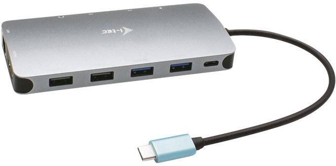 I-TEC USB-C Metal Nano 3x Display Docking Station + Power Delivery 100W