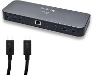 I-TEC Thunderbolt 3 Dual 4K Docking Station with Power Delivery 65W + 2x TB3 Cables: 150cm & 70cm - Docking Station