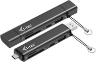 i-tec USB-C/USB-A Dongle for SD, TF and 2x USB (1x USB-A, 1x USB-C) - USB Hub