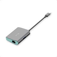 I-TEC USB-C fém Hub a Gigabit Ethernet segítségével - Átalakító