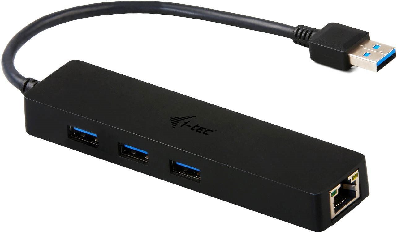 i-tec USB 3.0 Slim HUB 3 Port + GLAN Adapter