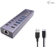 i-tec USB 3.0/USB-C Charging HUB 9port LAN + Power Adaptér 60 W - USB hub